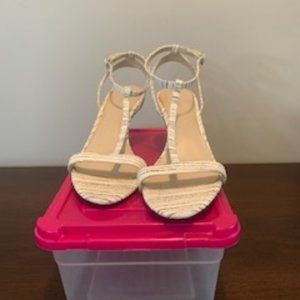 Calvin Klein Black and White Dress Sandal,  9M